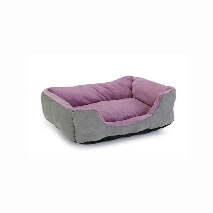 Beeztees Baboo Kedi Yatağı Gri-Mor 48cm