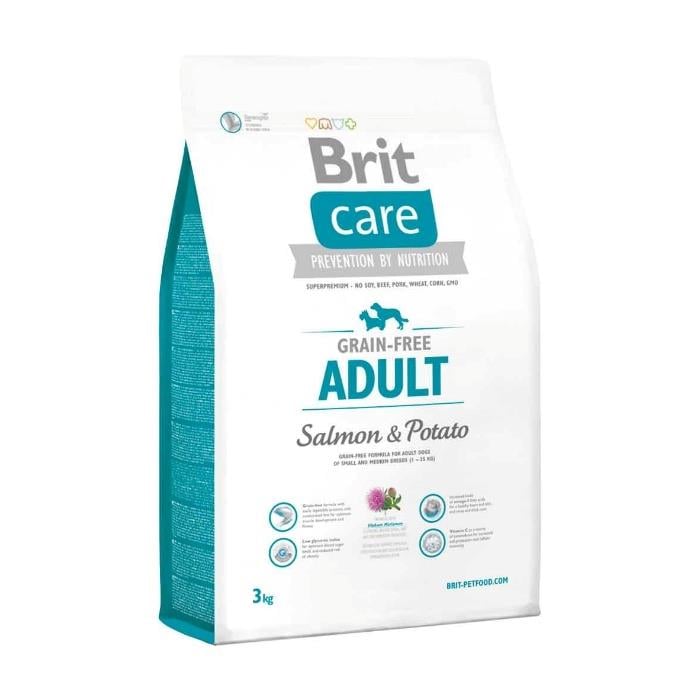 BRIT CARE G-F ADULT SALMON  & POTATO 3 Kg