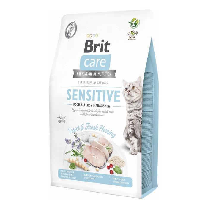 Brit Care Hipoalerjenik Böcek Proteinli & Ringa Balıklı Tahılsız Yetişkin Kedi Maması 2 Kg