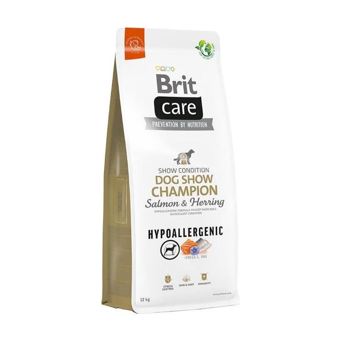 Brit Care Hipoalerjenik Dog Chow Champion Somon ve Ringa Balıklı Yetişkin Köpek Maması 12 Kg