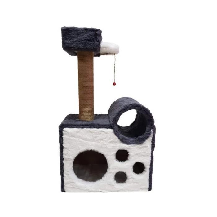Cat Hause Kedi Tırmalama Platformlu 90cm S11 Gri