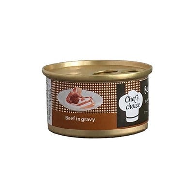 Chef's Choice Gravy Biftek Soslu Kedi Konservesi 80 Gr