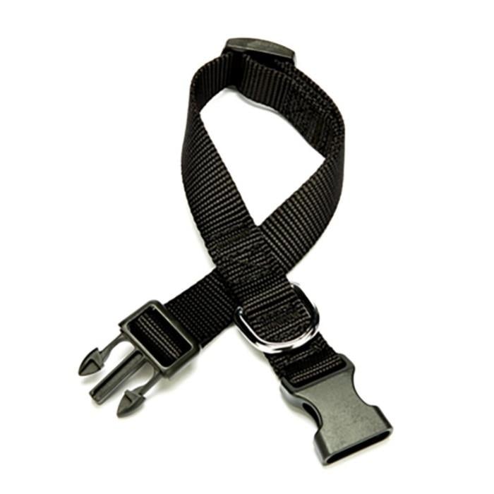 Doggie Ayarlanabilir Özellikli Dokumadan El Yapımı Köpek Boyun Tasması 2x30-45cm - Black
