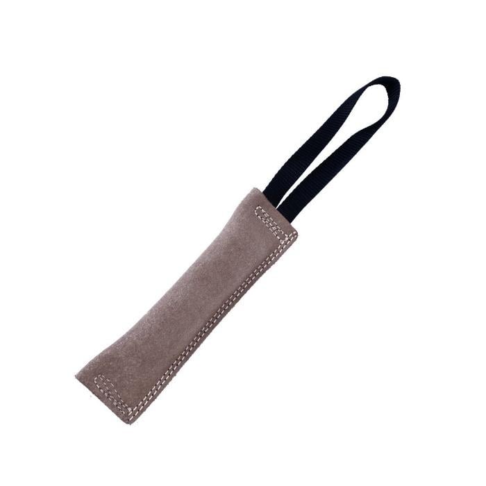 Doggie Eğitim Serisi Gerçek Süet Deriden El Yapımı Köpek Isırma Yastığı - 2x5-18cm - Beige