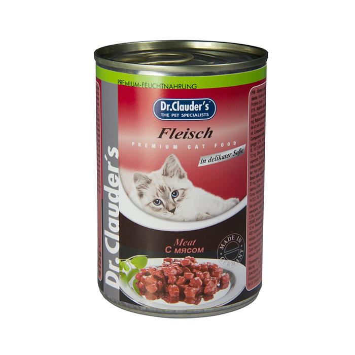 Dr.Clauder'S Sığır Etli  (Fleisch) Kedi Konservesi 415gr