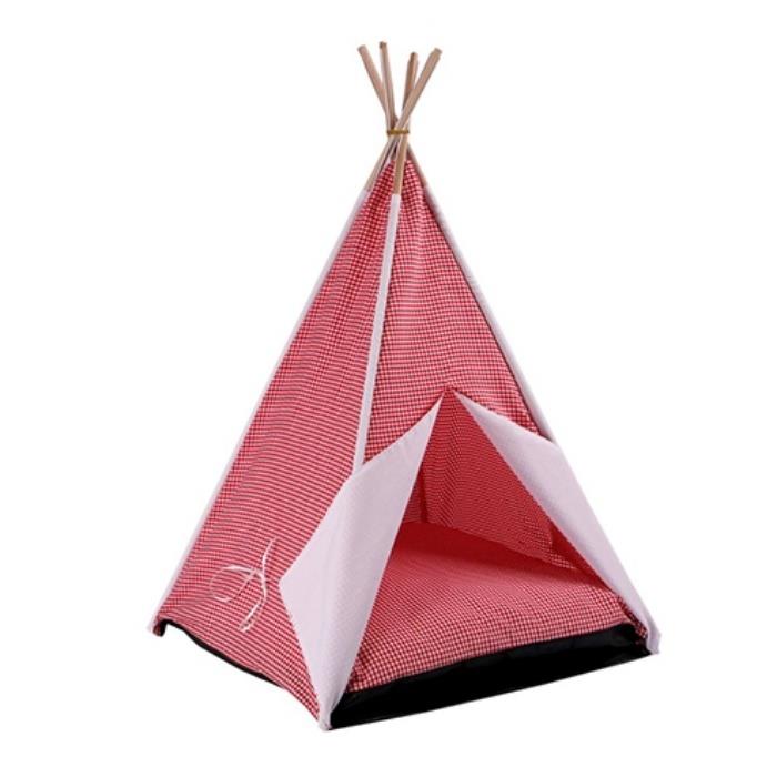 Dubex Mini Çadır Kırmızı Kareli