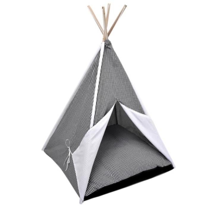 Dubex Mini Çadır Siyah Kareli