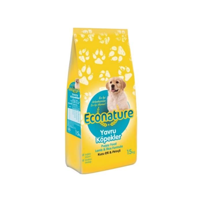 Econature Yavru Kuzulu Köpek Maması 15 Kg