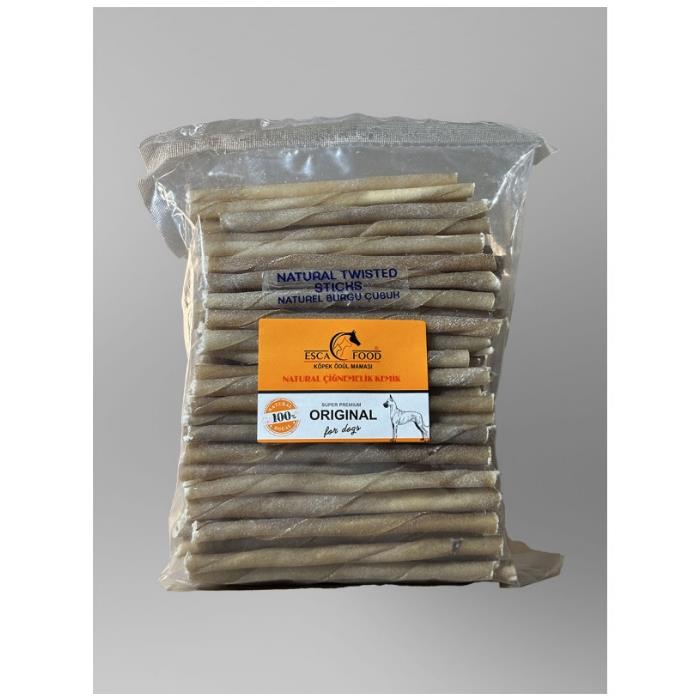 Esca Natural Burgu Kemik 12cm 100'lü 500gr