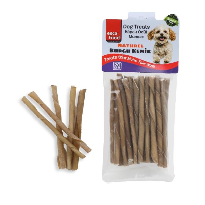 Esca Natural Burgu Kemik 12cm 20'li 100gr