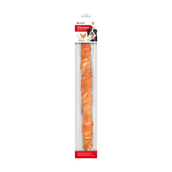 Flamingo Chicken Wrap Çubuk 40cm Köpek Ödülü 190gr