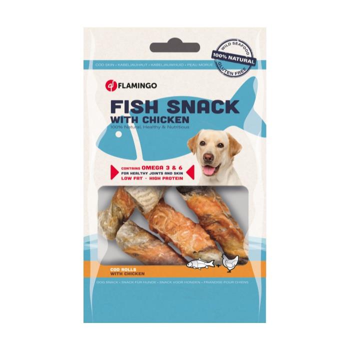 Flamingo Fishsnack Morina Balıklı Köpek Ödülü 85gr