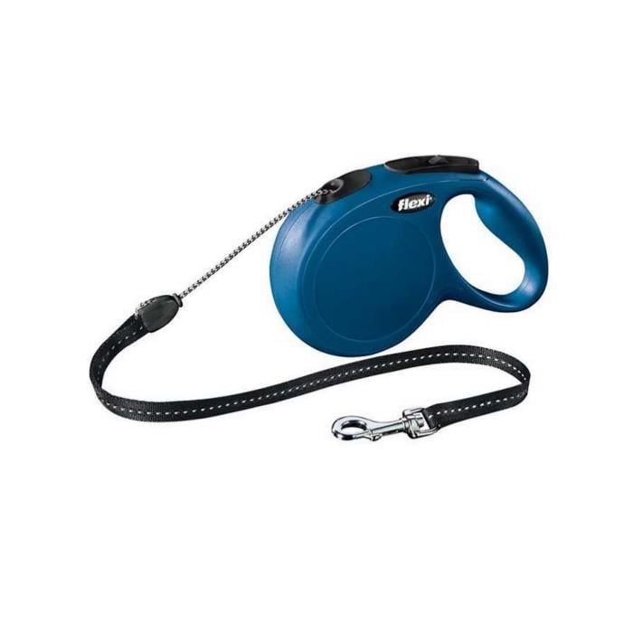Flexi New Classic Medium 8m İp Gezdirme Mavi