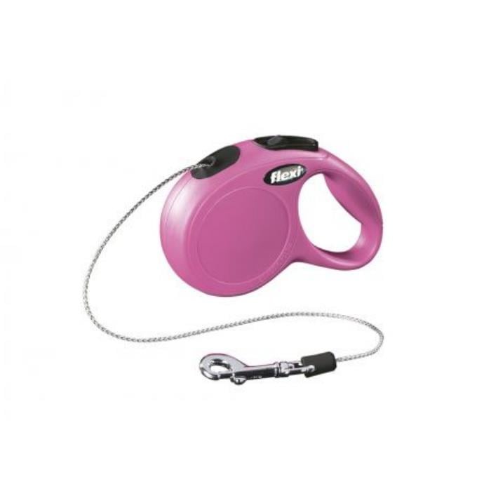 Flexi New Classic Small 5m İp Gezdirme Pembe