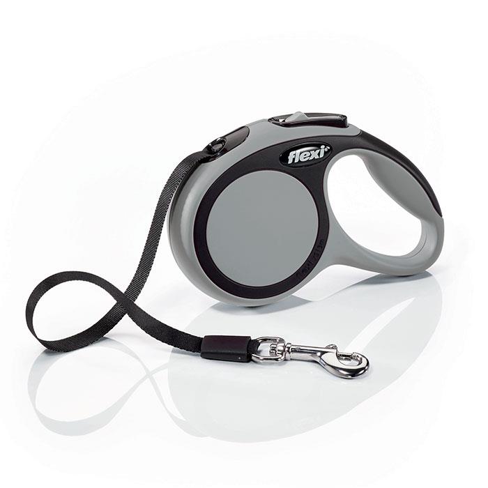 Flexi New Comfort Small 5m Şerit Gezdirme Gri