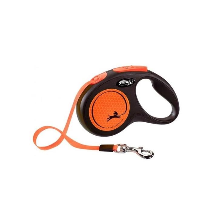 Flexi New Neon Small 5m Şerit Gezdirme Turuncu
