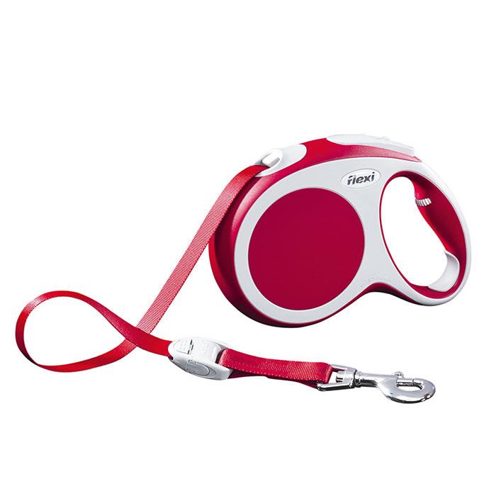 Flexi Vario Large 5m Şerit Gezdirme Kırmızı