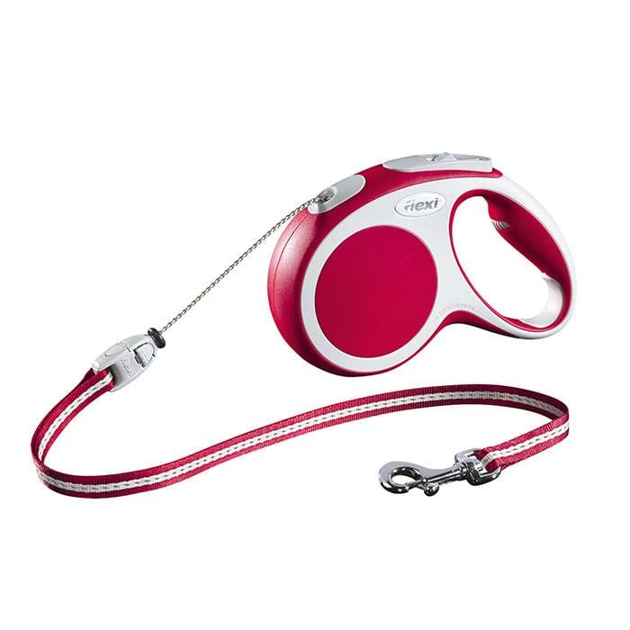 Flexi Vario Medium 5m İp Gezdirme Kırmızı