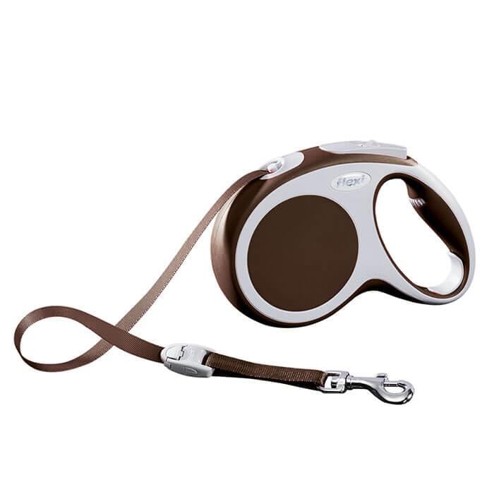 Flexi Vario Medium 5m Şerit Gezdirme Kahve