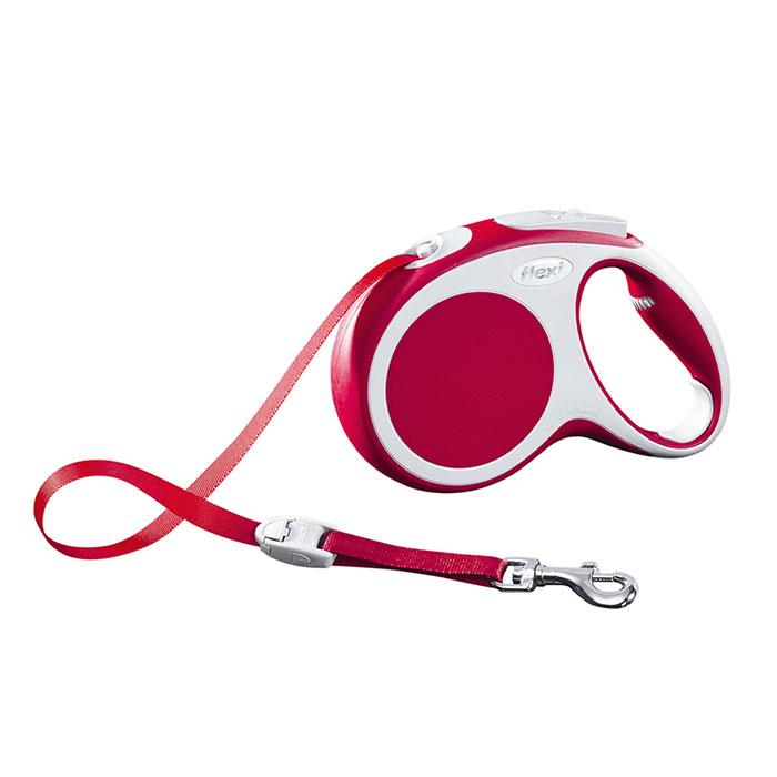 Flexi Vario Medium 5m Şerit Gezdirme Kırmızı