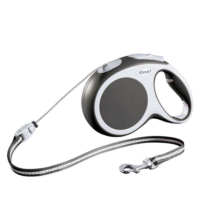 Flexi Vario Medium 8m İp Gezdirme Gri