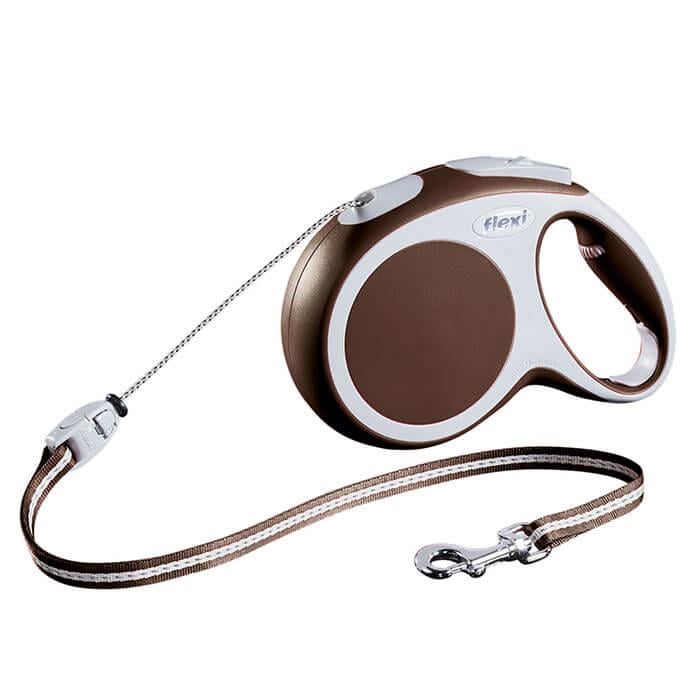 Flexi Vario Medium 8m İp Gezdirme Kahve