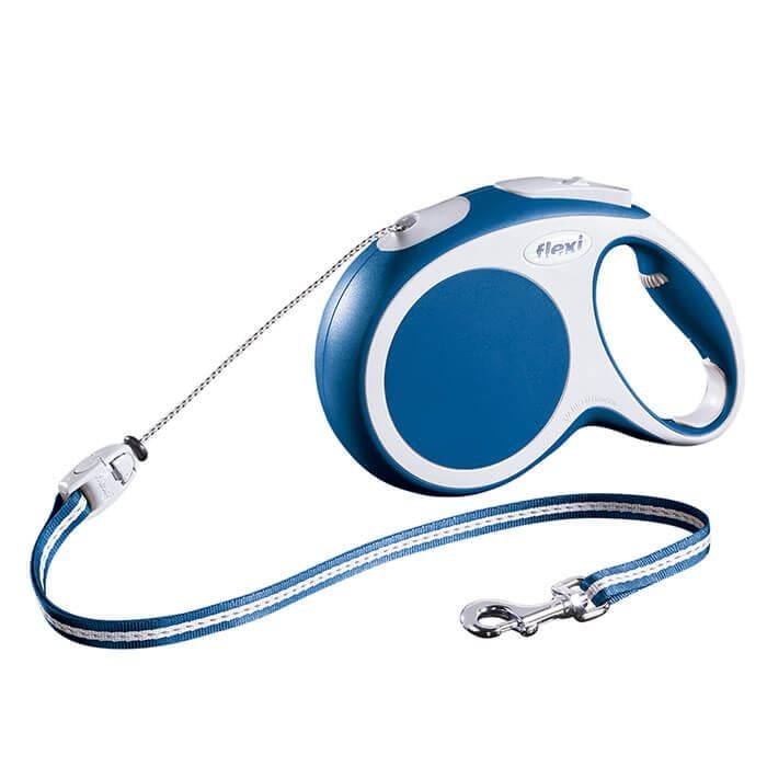Flexi Vario Medium 8m İp Gezdirme Mavi
