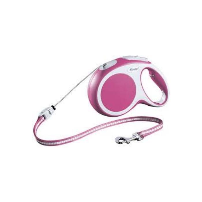 Flexi Vario Small 5m İp Gezdirme Pembe