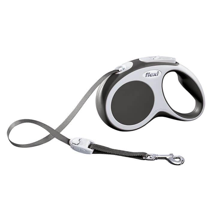 Flexi Vario Small 5m Şerit Gezdirme Gri