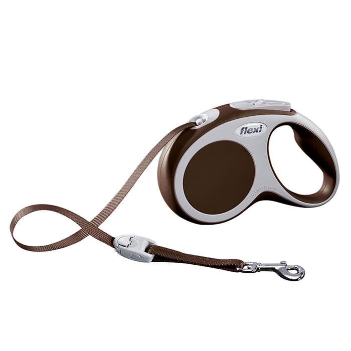 Flexi Vario Small 5m Şerit Gezdirme Kahve