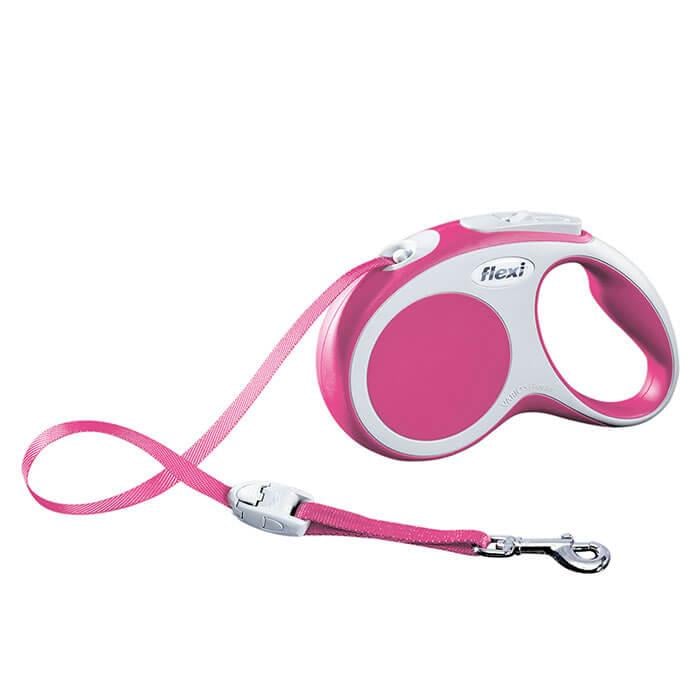 Flexi Vario Small 5m Şerit Gezdirme Pembe