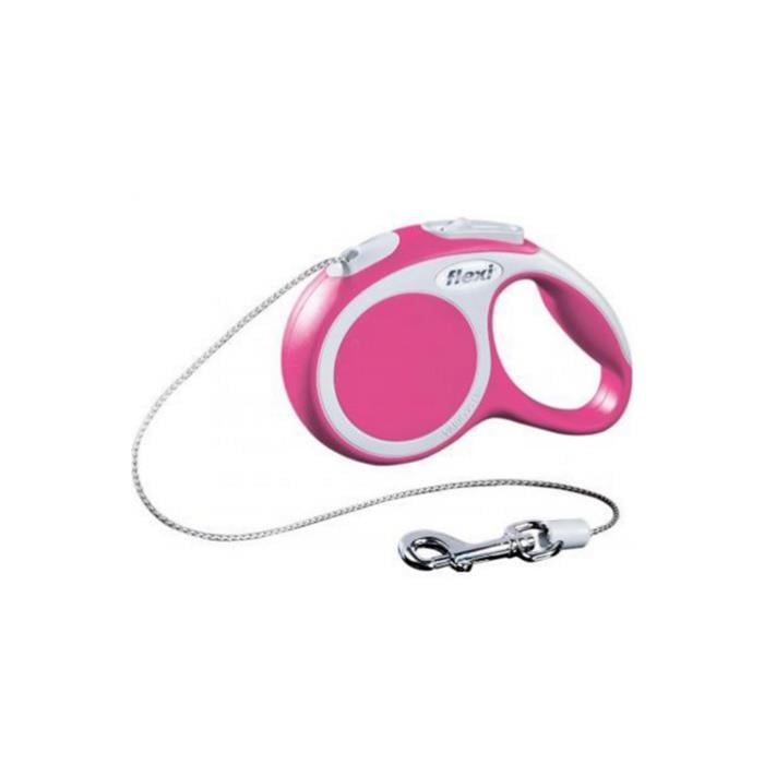 Flexi Vario Xsmall 3m İp Gezdirme Pembe