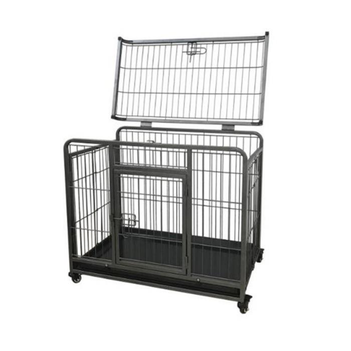 Flip Tekerlekli Köpek Kafesi 123Lx75Wx81H cm