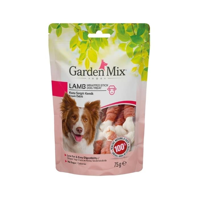 Gardenmix Kuzu Sargılı Kemik Köpek Ödülü 75gr