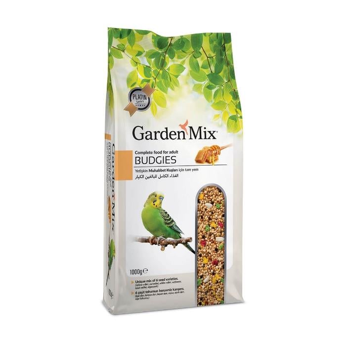 Gardenmix Platin Ballı Muhabbet Kuş Yemi 1 Kg