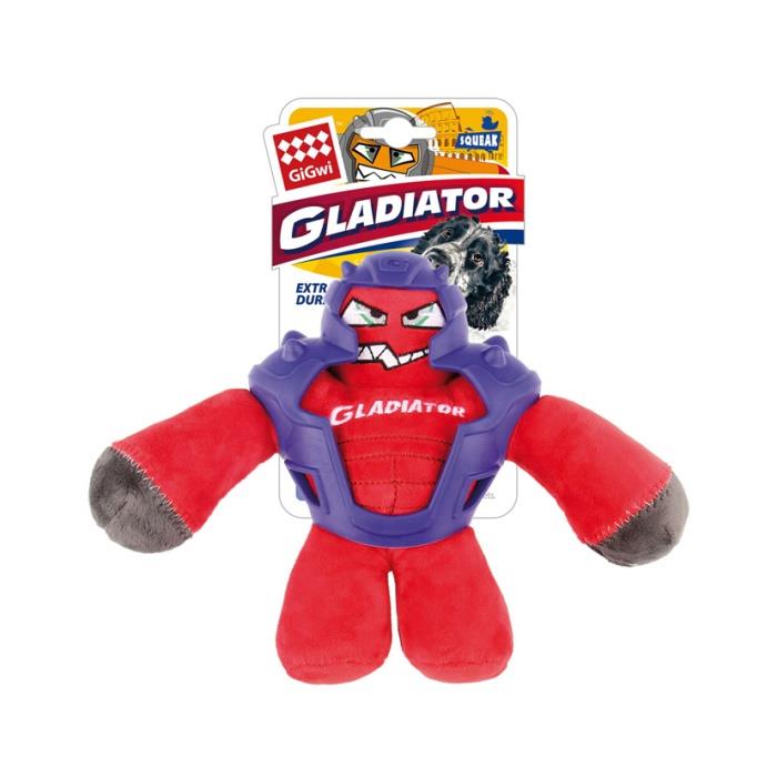Gigwi Sesli Gladiatör Peluş Oyuncak Kırmızı Medium