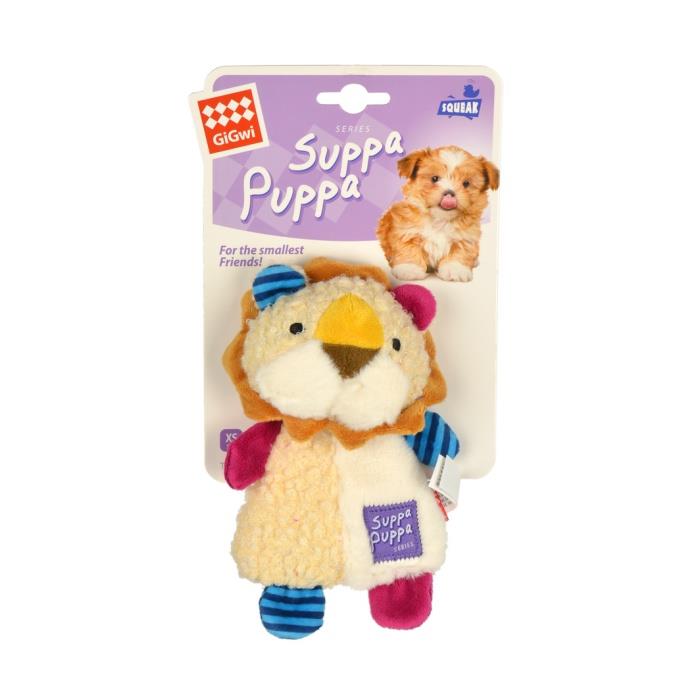 Gigwi Suppa Puppa Peluş Aslan Sesli Köpek Oyuncağı