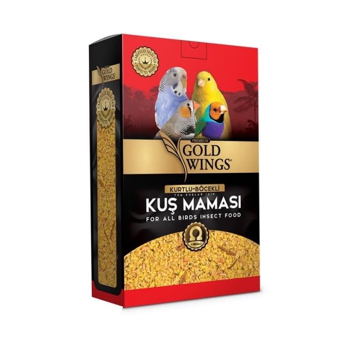 Gold Wings Premium Böcekli Kuş Maması 1 Kg