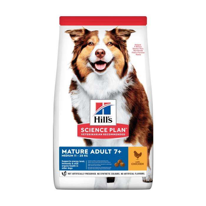 Hill's Tavuklu +7 2.5 Kg Medium Yaşlı Kuru Köpek Maması