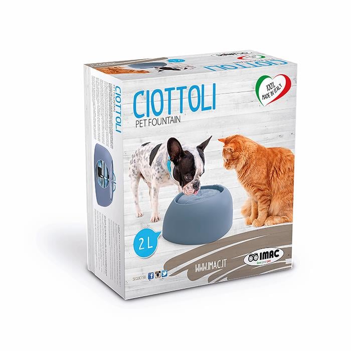 Imac Pet Fountain Otomatik Su Sebili Buz Mavisi 220V 2L