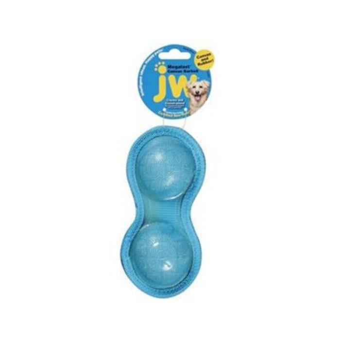 JW Megalast Barbell Canvas Plastik Top Köpek Oyuncağı