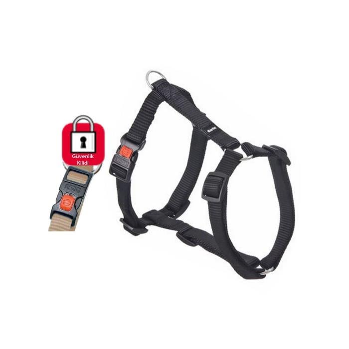 Karlie Kilitli Göğüs Tasma M 45-70cm Siyah