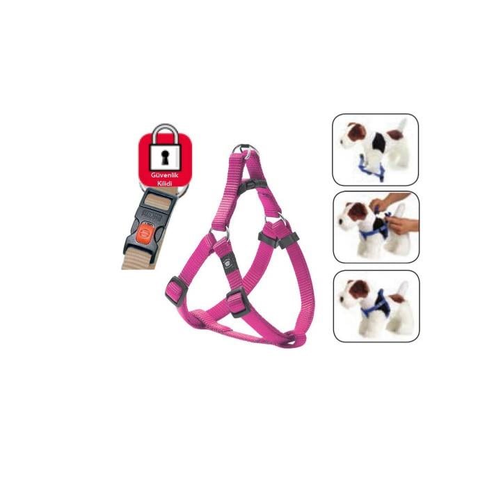 Karlie Kilitli Göğüs Tasma S 25-45cm Pembe