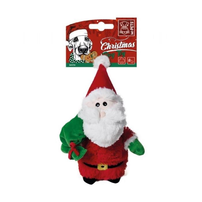 M-Pets Chrıstmas Santa Köpek Oyuncağı