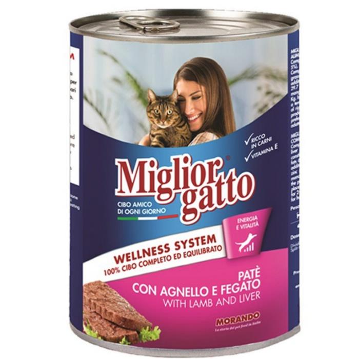 Miglior Gatto Kuzu ve Karaciğerli Kedi Konservesi 400gr.