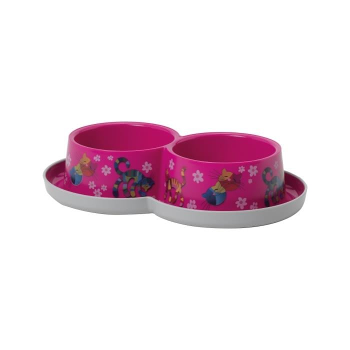 Moderna Trendy İkili Mama Kabı Friends Fuşya 2x350ml
