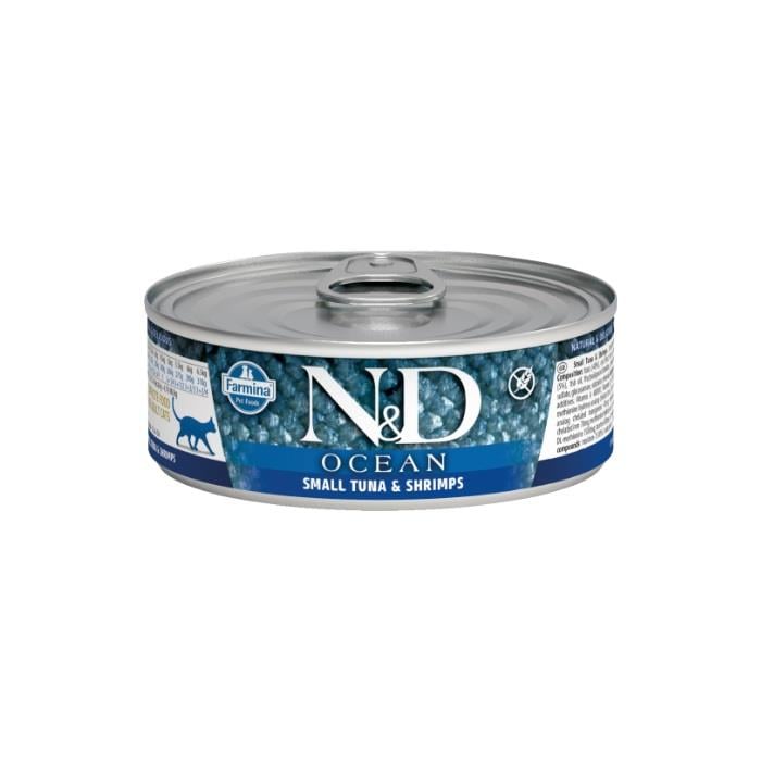 N&D Ocean Tahılsız Ton Balığı&Karides 70gr Yaş Kedi Konservesi