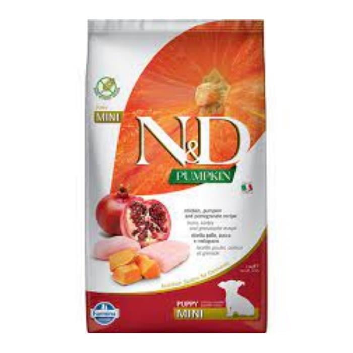 N&D Pumpkin Tahılsız Tavuk & Nar Puppy Mini 2.5 Kg Yavru Kuru Köpek Maması
