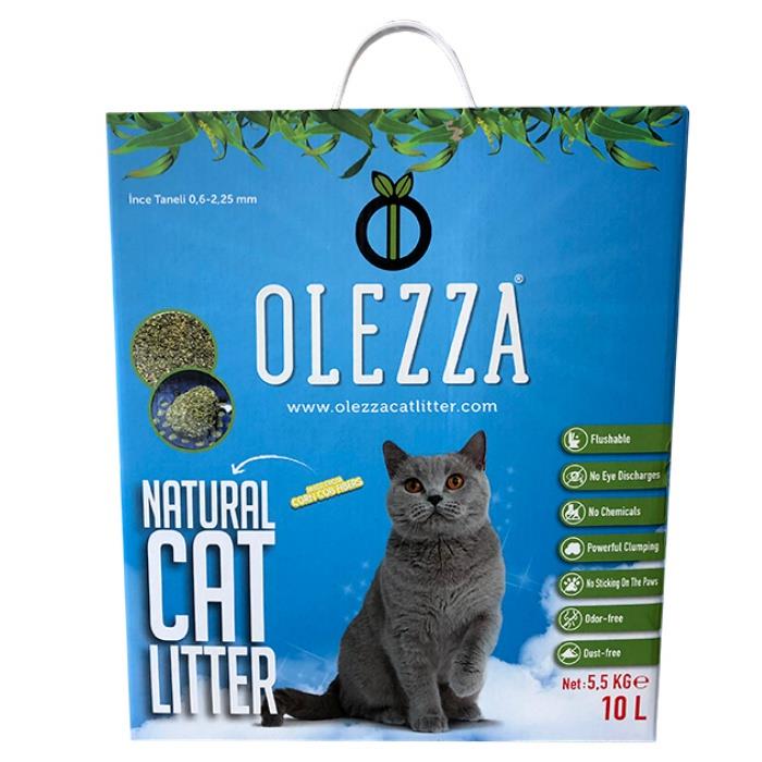 Olezza Kedi Kumu Mısır Granülü 10Lt 5.5 Kg