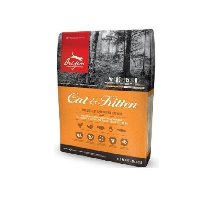 Orijen Cat & Kitten 17 Kg - Yavru Ve Yetişkin Kedi Maması - Tüm Irk Ve Yaşam Evreleri İçin